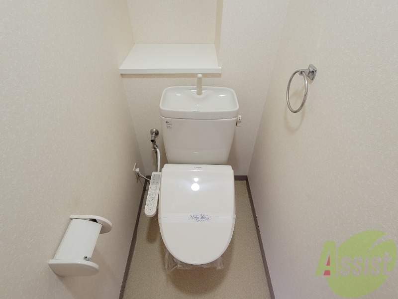 トイレ　トイレも広さ十分で、ゆったりできそうですね
