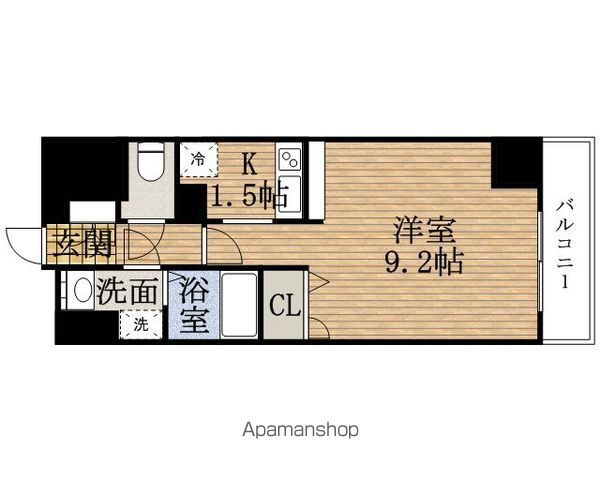 地下鉄堺筋線 北浜駅 徒歩3分 15階建 築13年の間取り写真