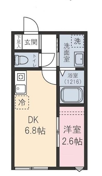 西武池袋線 東長崎駅 徒歩9分 2階建 築4年の間取り写真