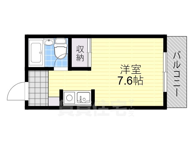 トップヒルズ森之宮の間取り写真