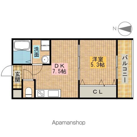 南海本線 湊駅 徒歩10分 3階建 築16年の間取り写真