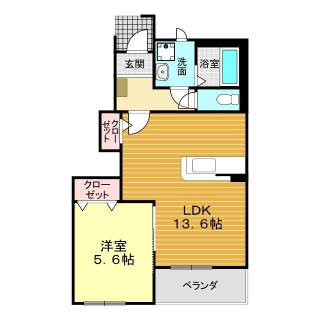 プラージュの間取り写真