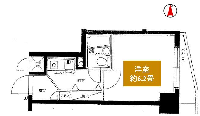 ライオンズマンション大山第6の間取り写真