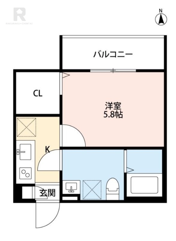 STAR 8-eight-の間取り写真