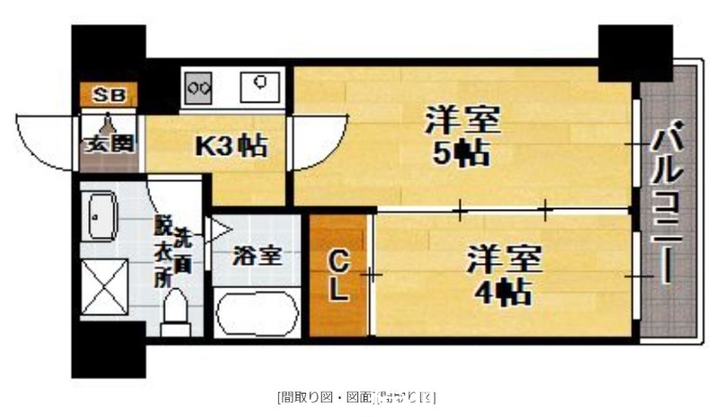 ルネッサンス21薬院サウスの間取り写真