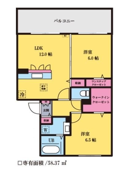ＪＲ総武線 本八幡駅 徒歩16分 3階建 築17年の間取り写真