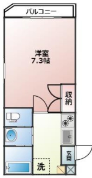 西武池袋線 桜台駅 徒歩8分 5階建 築10年の間取り写真