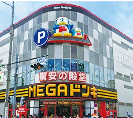 ショッピングセンター　MEGAドン・キホーテ東名川崎店（ショッピングセンター）まで694m