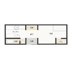 今辻子町平屋の間取り写真