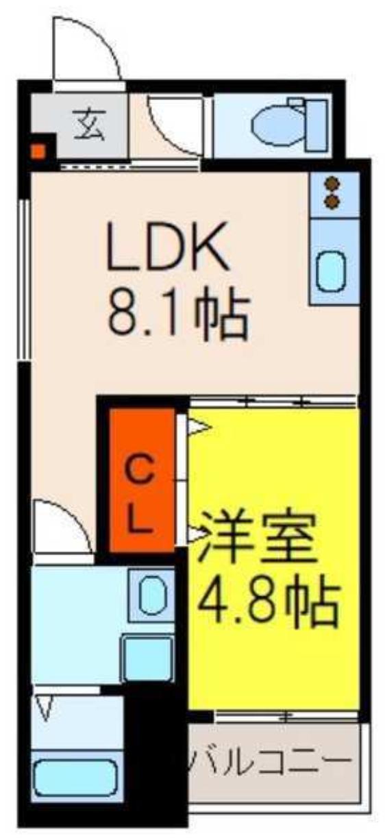 ALEGRIA三国ヶ丘の間取り写真