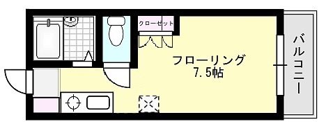 ハイツキムラAの間取り写真
