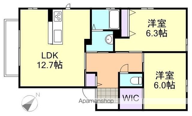 アネシス・アイ A棟の間取り写真
