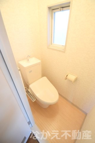 トイレ　ゆったりとした空間のトイレです