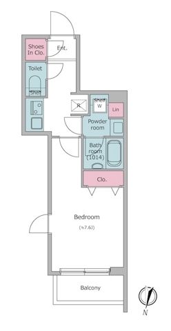 ドゥーエ梅屋敷の間取り写真