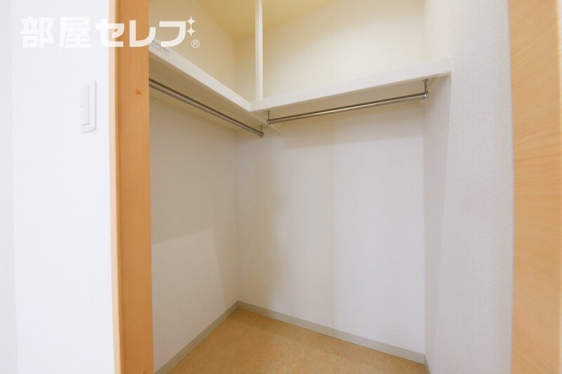 収納　ゆったりとした収納です。