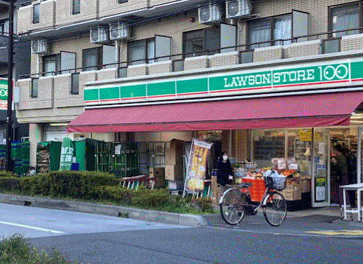 コンビニ　ローソンストア100品川二葉4丁目店（コンビニ）まで153m