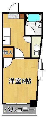 シャトレ白川町の間取り写真