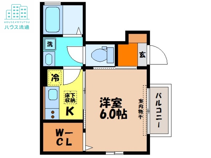 フォンティーヌ若葉の間取り写真