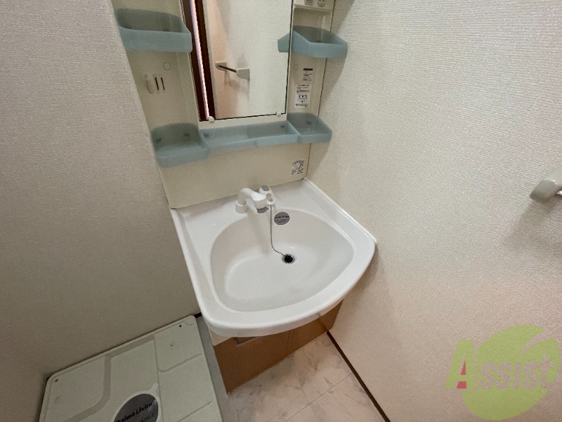 洗面設備　こちらは洗面台になります。シャンプードレッサー仕様です。