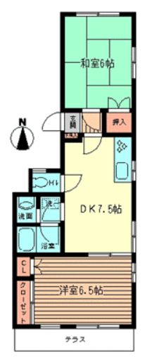 ベルコート代々木上原B棟の間取り写真