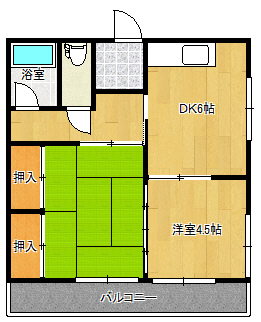 第１コーポゆきの間取り