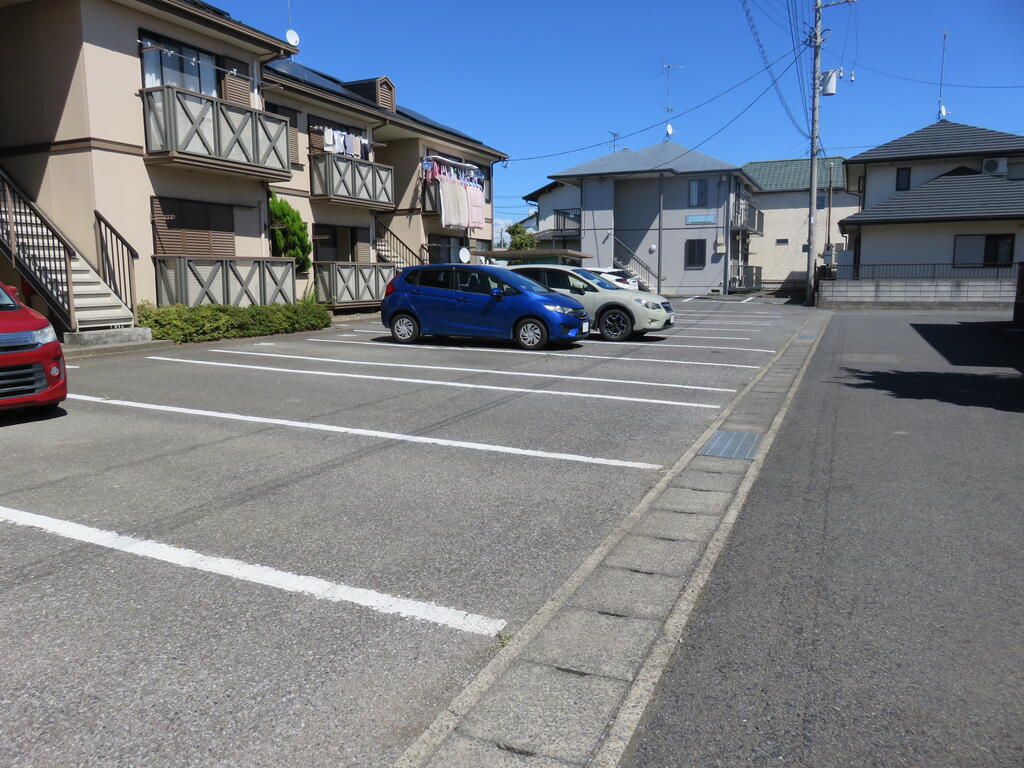 【プレスコットの駐車場】