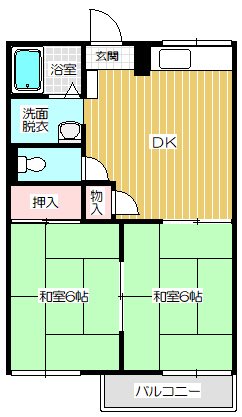 フレグランスジュンの間取り