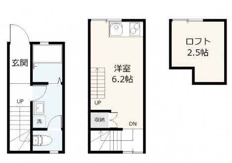 CASA COZY 西条駅北の間取り