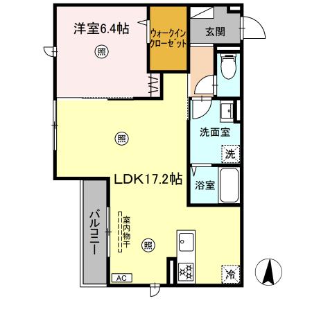 グランヒルHS石垣　　(大和)の間取り