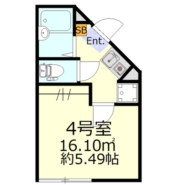 東京都北区赤羽台３（アパート）の賃貸物件の間取り