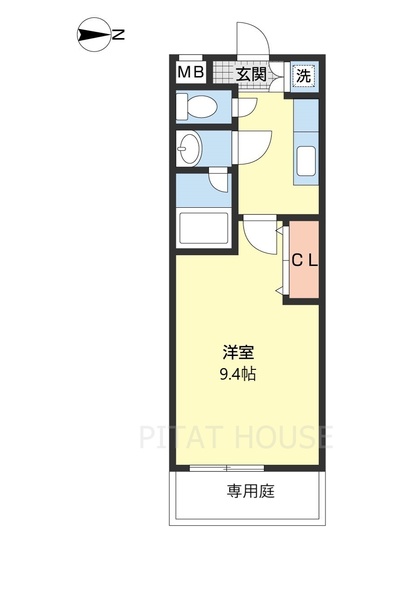 フジパレス太田II番館の間取り