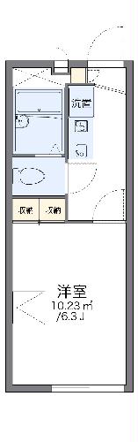 レオパレスヴェルドミールの間取り