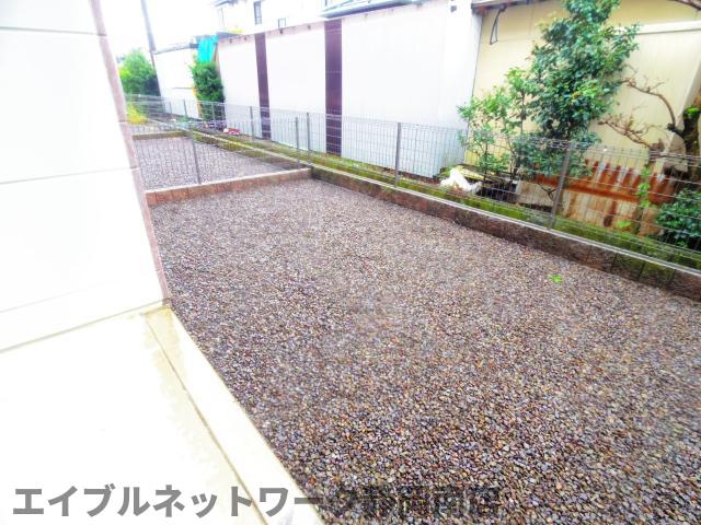 庭　お庭の付いた物件です