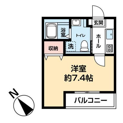神奈川県横浜市金沢区西柴１（アパート）の賃貸物件の間取り