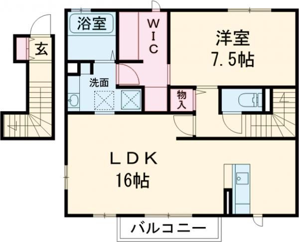 ストーンガードゆたかの間取り