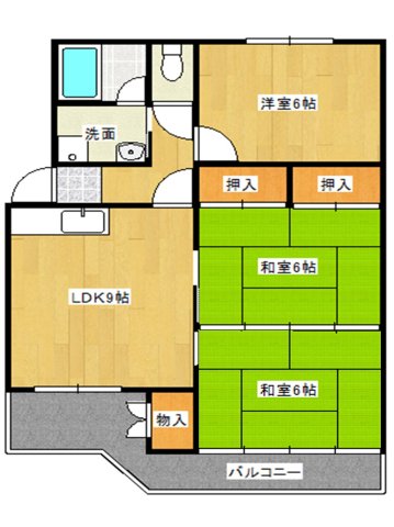 N-houseの間取り