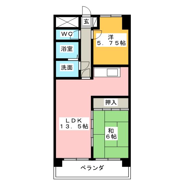 ブラッサム鵜の森の間取り