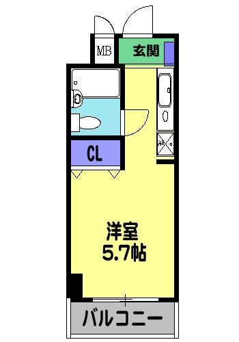 葛飾区亀有のマンションの間取り