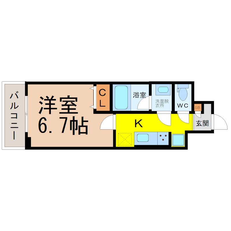 ラ・プレス新栄の間取り