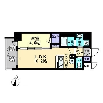 福山市霞町のマンションの間取り