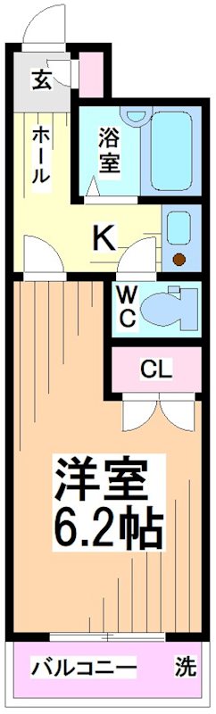 川崎市多摩区三田のマンションの間取り