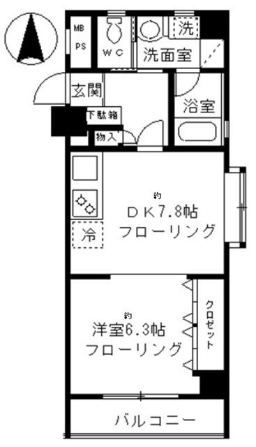 パディ初台の間取り