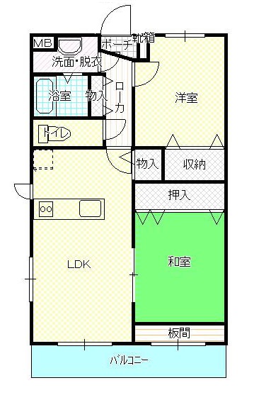 サンライズSの間取り