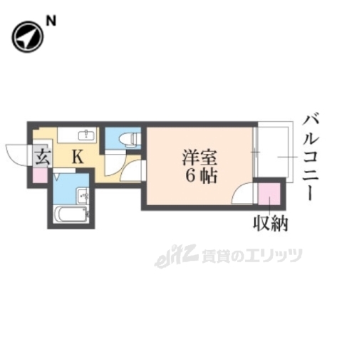 ロータリーマンション村野本町Ｂ棟の間取り