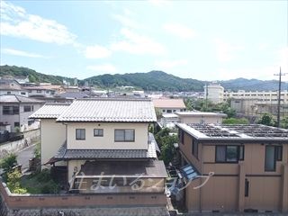 【広島市安佐北区倉掛のマンションの眺望】