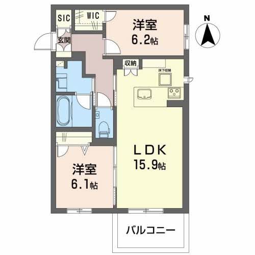 オーレリアンの間取り