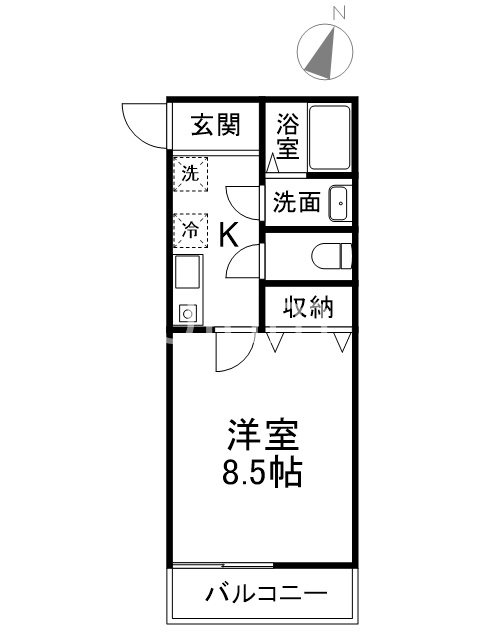 イーストコート東山の間取り