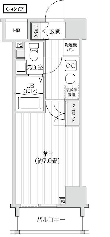 レジディア笹塚IIの間取り