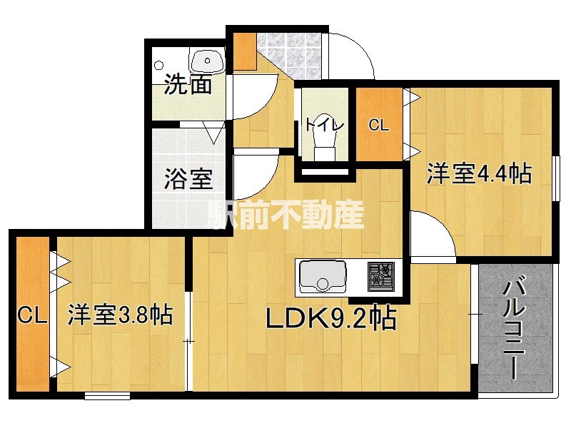 リタリッチ姪浜南の間取り