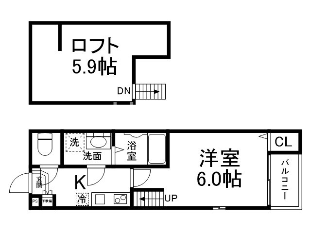 【プランドールS花園寺ノ前町の間取り】